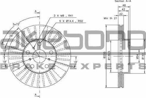 Akebono BN-1161E - Discofreno autozon.pro