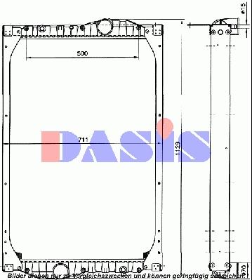 AKS Dasis 460000N - Radiatore, Raffreddamento motore autozon.pro