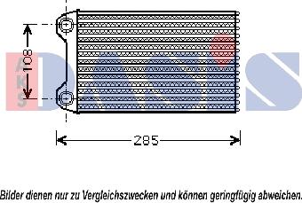 AKS Dasis 489007N - Scambiatore calore, Riscaldamento abitacolo autozon.pro