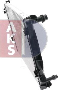 AKS Dasis 480043N - Radiatore, Raffreddamento motore autozon.pro