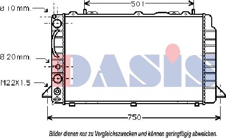 AKS Dasis 481380N - Radiatore, Raffreddamento motore autozon.pro