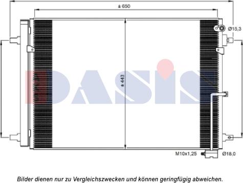 AKS Dasis 482027N - Condensatore, Climatizzatore autozon.pro