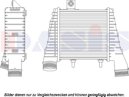 AKS Dasis 487034N - Intercooler autozon.pro