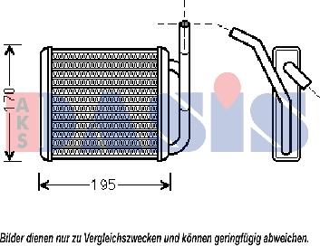 AKS Dasis 569006N - Scambiatore calore, Riscaldamento abitacolo autozon.pro