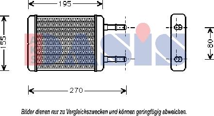 AKS Dasis 569007N - Scambiatore calore, Riscaldamento abitacolo autozon.pro