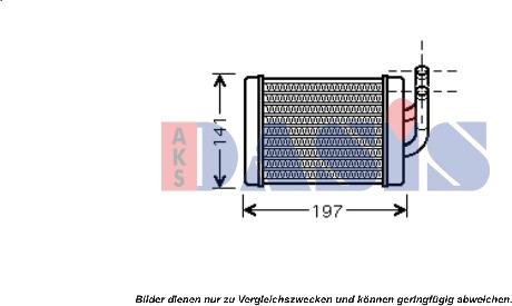 AKS Dasis 569016N - Scambiatore calore, Riscaldamento abitacolo autozon.pro