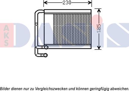 AKS Dasis 569025N - Scambiatore calore, Riscaldamento abitacolo autozon.pro