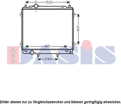 AKS Dasis 560041N - Radiatore, Raffreddamento motore autozon.pro