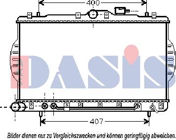 AKS Dasis 560004N - Radiatore, Raffreddamento motore autozon.pro