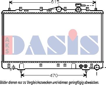 AKS Dasis 560013N - Radiatore, Raffreddamento motore autozon.pro