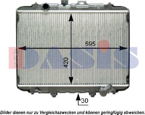 AKS Dasis 560029N - Radiatore, Raffreddamento motore autozon.pro