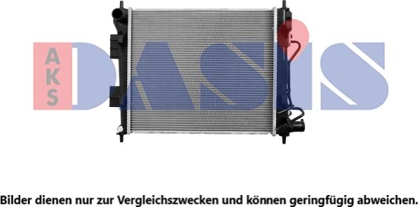 AKS Dasis 560121N - Radiatore, Raffreddamento motore autozon.pro