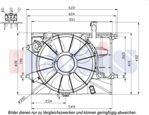 AKS Dasis 568046N - Ventola, Raffreddamento motore autozon.pro