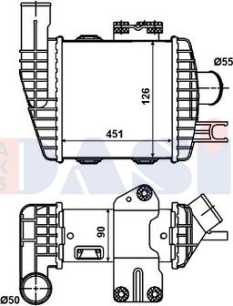 AKS Dasis 567000N - Intercooler autozon.pro