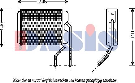 AKS Dasis 519001N - Scambiatore calore, Riscaldamento abitacolo autozon.pro