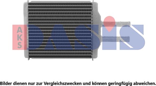 AKS Dasis 516000N - Scambiatore calore, Riscaldamento abitacolo autozon.pro