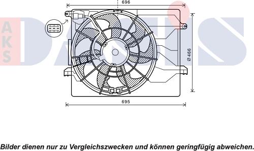 AKS Dasis 518111N - Ventola, Raffreddamento motore autozon.pro