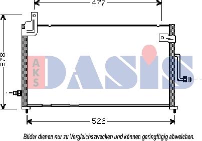 AKS Dasis 512014N - Condensatore, Climatizzatore autozon.pro