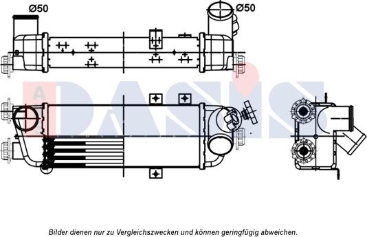 AKS Dasis 517012N - Intercooler autozon.pro