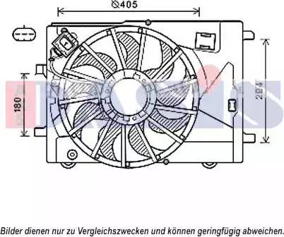 AKS Dasis 528056N - Ventola, Raffreddamento motore autozon.pro