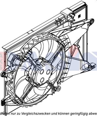 AKS Dasis 528050N - Ventola, Raffreddamento motore autozon.pro