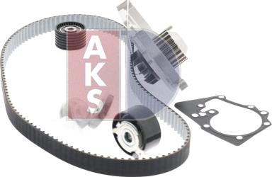 AKS Dasis 570315N - Pompa acqua + Kit cinghie dentate autozon.pro