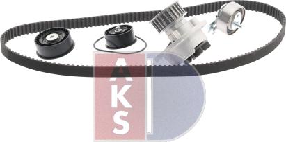 AKS Dasis 570321N - Pompa acqua + Kit cinghie dentate autozon.pro