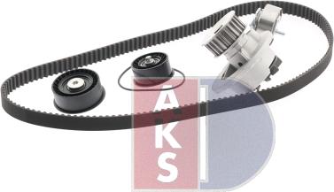 AKS Dasis 570321N - Pompa acqua + Kit cinghie dentate autozon.pro