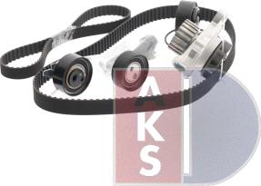 AKS Dasis 570298N - Pompa acqua + Kit cinghie dentate autozon.pro