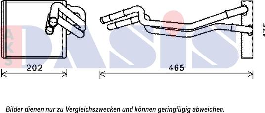 AKS Dasis 099021N - Scambiatore calore, Riscaldamento abitacolo autozon.pro