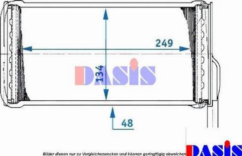 AKS Dasis 099130N - Scambiatore calore, Riscaldamento abitacolo autozon.pro