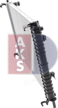 AKS Dasis 090009N - Radiatore, Raffreddamento motore autozon.pro