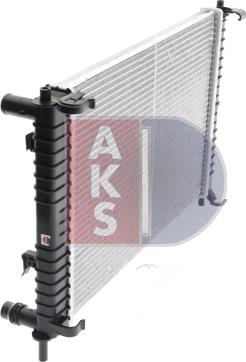 AKS Dasis 090009N - Radiatore, Raffreddamento motore autozon.pro