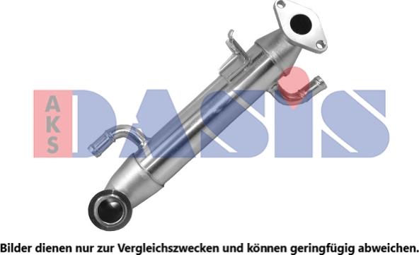 AKS Dasis 090012N - Radiatore, Ricircolo gas scarico autozon.pro