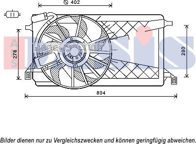 AKS Dasis 098127N - Ventola, Raffreddamento motore autozon.pro