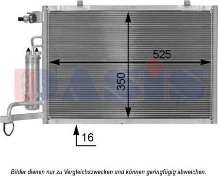 AKS Dasis 092057N - Condensatore, Climatizzatore autozon.pro