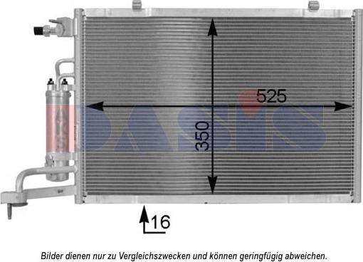 AKS Dasis 092064N - Condensatore, Climatizzatore autozon.pro