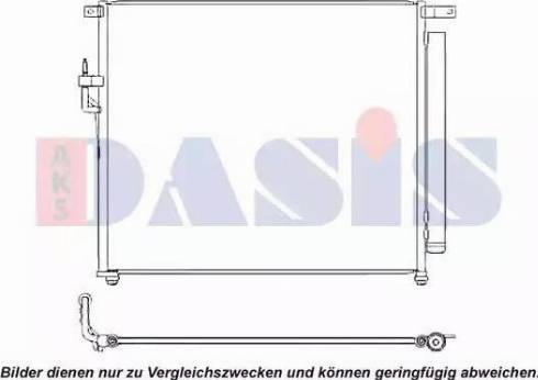 AKS Dasis 092066N - Condensatore, Climatizzatore autozon.pro