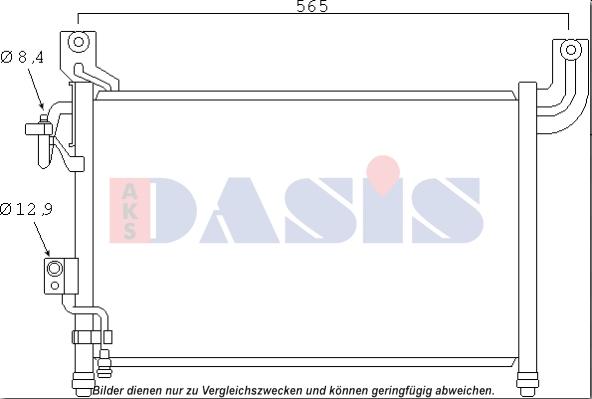 AKS Dasis 092062N - Condensatore, Climatizzatore autozon.pro