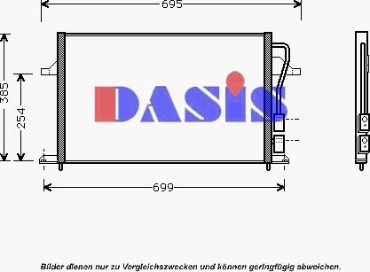 AKS Dasis 092240N - Condensatore, Climatizzatore autozon.pro