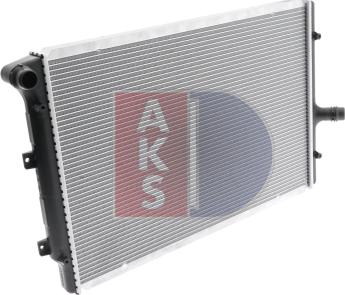 AKS Dasis 040026N - Radiatore, Raffreddamento motore autozon.pro