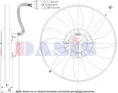 AKS Dasis 048116N - Ventola, Raffreddamento motore autozon.pro