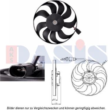 AKS Dasis 048113N - Ventola, Raffreddamento motore autozon.pro