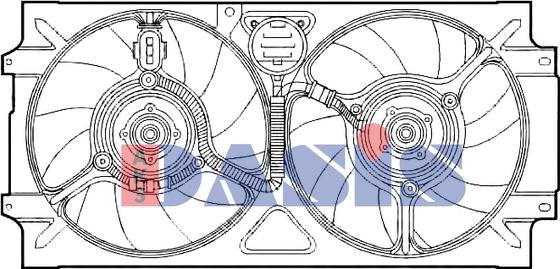 AKS Dasis 048131N - Ventola, Raffreddamento motore autozon.pro