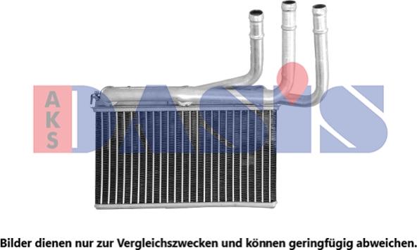 AKS Dasis 059016N - Scambiatore calore, Riscaldamento abitacolo autozon.pro