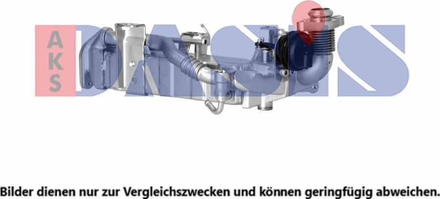 AKS Dasis 055038N - Radiatore, Ricircolo gas scarico autozon.pro