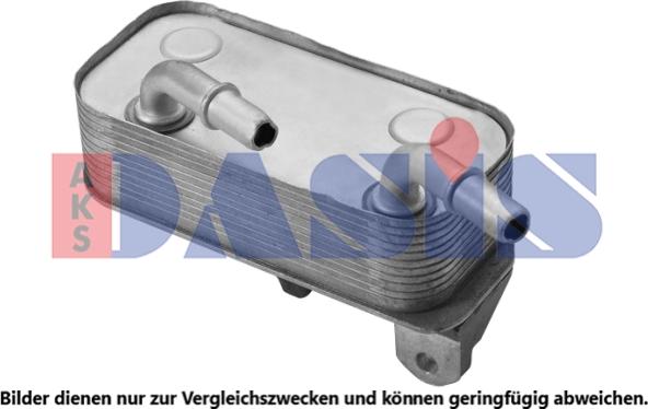 AKS Dasis 056042N - Radiatore olio, Olio motore autozon.pro