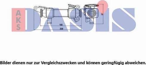 AKS Dasis 050095N - Radiatore, Ricircolo gas scarico autozon.pro