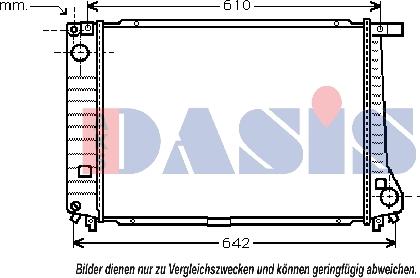 AKS Dasis 050210N - Radiatore, Raffreddamento motore autozon.pro