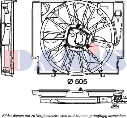 AKS Dasis 058082N - Ventola, Raffreddamento motore autozon.pro